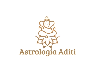 Astrología Aditi logo design by naldart