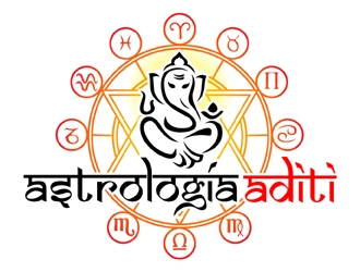 Astrología Aditi logo design by MAXR