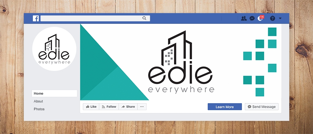 edie everywhere logo design by qqdesigns