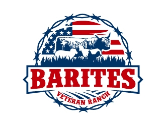 Barites Veteran Ranch logo design by Kirito