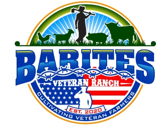 Barites Veteran Ranch logo design by Suvendu