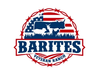 Barites Veteran Ranch logo design by Kirito