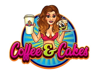 Coffee N Cakes  logo design by DreamLogoDesign