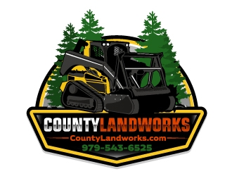 County Landworks logo design by AamirKhan