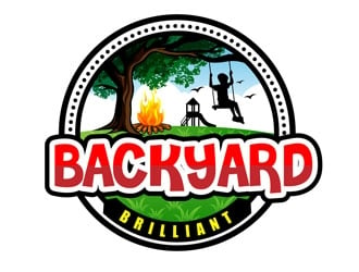 Backyard Brilliant logo design by DreamLogoDesign