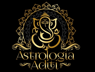 Astrología Aditi logo design by DreamLogoDesign