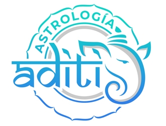 Astrología Aditi logo design by DreamLogoDesign