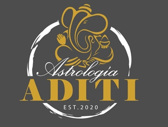 Astrología Aditi logo design by DreamLogoDesign