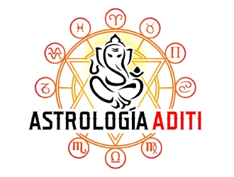 Astrología Aditi logo design by MAXR