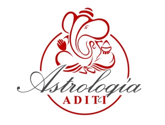 Astrología Aditi logo design by DreamLogoDesign