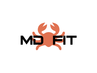 MD FIT  logo design by kurnia