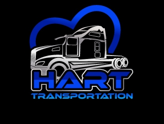 Hart Transportation  logo design by aryamaity