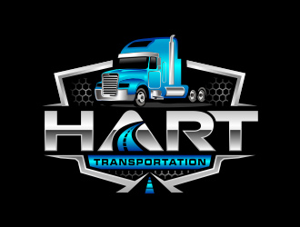 Hart Transportation  logo design by hidro