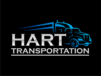 Hart Transportation  logo design by haze