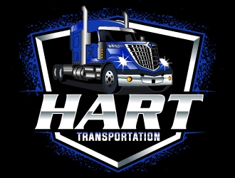 Hart Transportation  logo design by MUSANG