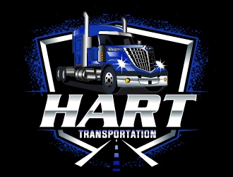 Hart Transportation  logo design by MUSANG