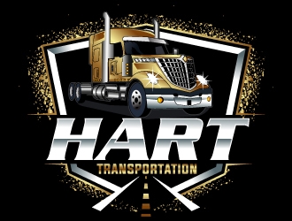 Hart Transportation  logo design by MUSANG