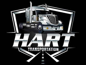 Hart Transportation  logo design by MUSANG