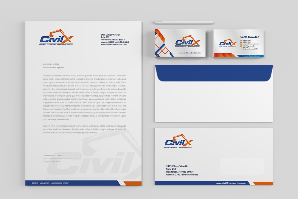 Civil X logo design by Ulid