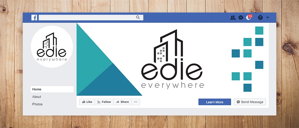 edie everywhere logo design by qqdesigns