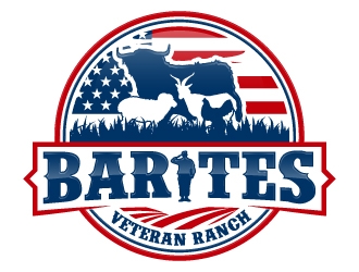 Barites Veteran Ranch logo design by Kirito