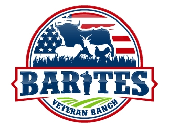 Barites Veteran Ranch logo design by Kirito