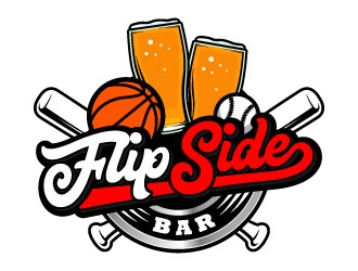 FlipSide Bar logo design by daywalker