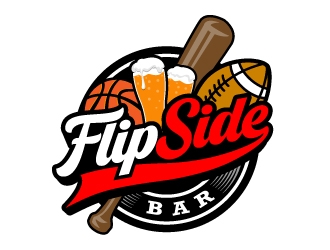 FlipSide Bar logo design by jaize