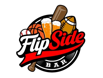 FlipSide Bar logo design by jaize