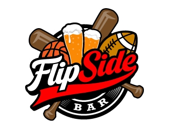 FlipSide Bar logo design by jaize