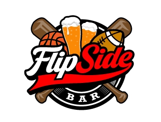 FlipSide Bar logo design by jaize