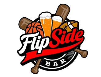 FlipSide Bar logo design by jaize