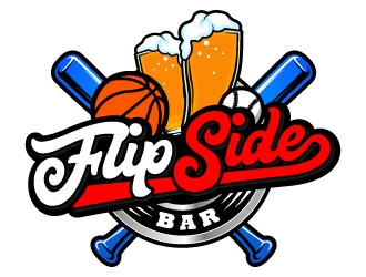 FlipSide Bar logo design by daywalker