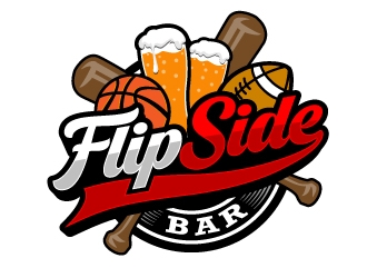 FlipSide Bar logo design by jaize