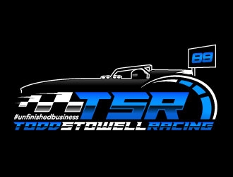 TSR Todd Stowell Racing logo design by daywalker