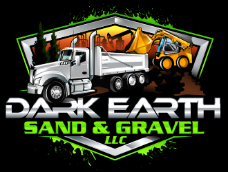 Dark Earth Sand &  Gravel LLC logo design by Suvendu