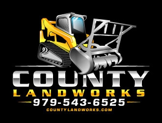 County Landworks logo design by Suvendu