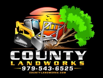 County Landworks logo design by Suvendu