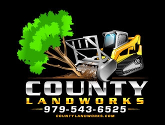 County Landworks logo design by Suvendu