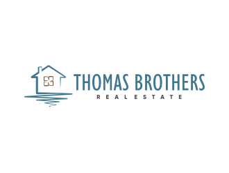 Thomas Brothers Real Estate  logo design by pakNton