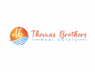 Thomas Brothers Real Estate  logo design by up2date