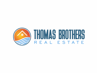 Thomas Brothers Real Estate  logo design by up2date