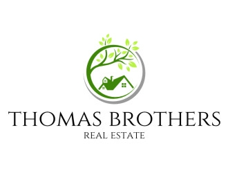 Thomas Brothers Real Estate  logo design by jetzu