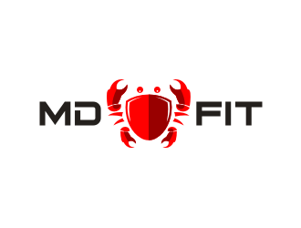 MD FIT  logo design by superiors