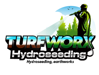 TURFWORX HYDROSEEDING logo design by Suvendu