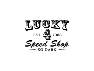 Lucky 4 Speed Shop logo design by salis17