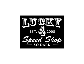 Lucky 4 Speed Shop logo design by salis17