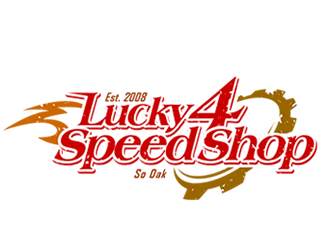 Lucky 4 Speed Shop logo design by Coolwanz