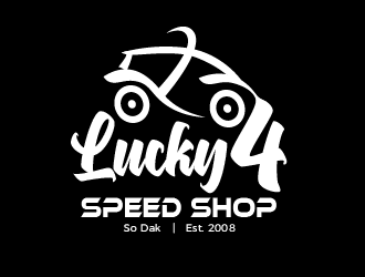 Lucky 4 Speed Shop logo design by justin_ezra