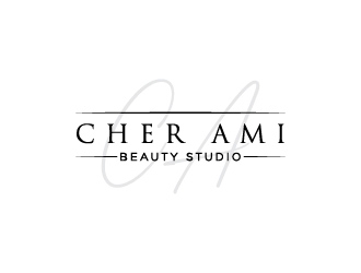 Cher Ami Beauty Studio logo design by treemouse